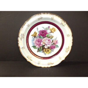 Vintage Empress by Haruta Japan Decorative Floral Serving Platter Plate Rose